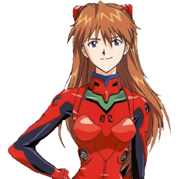 Asuka Langley from anime Neon Gensis Evangelion